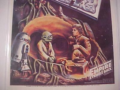 #ad RARE OLD SCI FI EMPIRE STRIKES BACK STAR WARS MPC MODEL KIT TOY AD VINTAGE 1981 $14.95