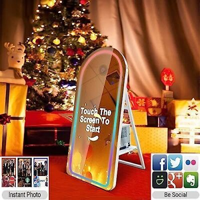 #ad 32quot; Mirror Photo Booth for Canon Camera Touch Screen Photobooth w Flight Case US $2480.00