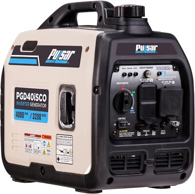 #ad PGD40ISCO Ultra Light Quiet 4000W Portable Gas Inverter Generator $469.00