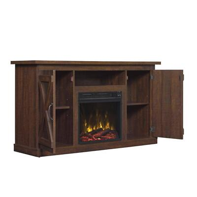 #ad Classic Flame Media Console Electric Fireplace TV Stand 47.50quot;W Saw Cut Espresso $356.86