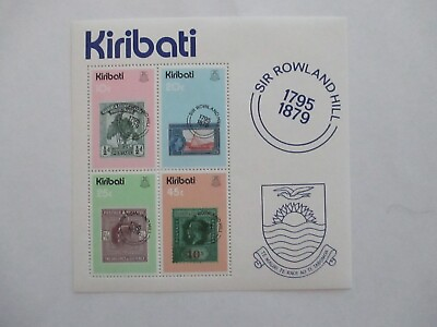 #ad Kiribati Stamp sheet for Sir Roland Hill 1795 1879 $2.75