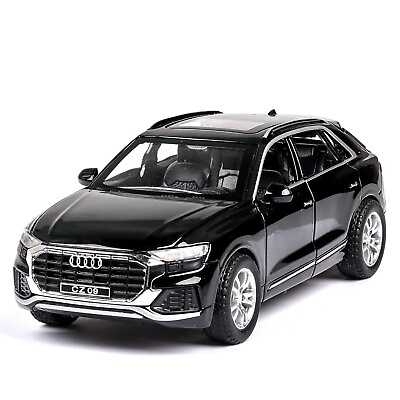 #ad AUDI Q8 1:32 VEHICLE COLLECTIBLE DIECAST LIGHT TOY KIDS MUSICAL CAR GIFT SCALE $35.10
