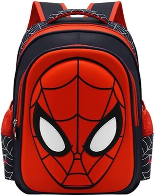 #ad MJUN Toddler School Backpack 3D Comic Schoolbag Waterproof Lightweight Backpack $25.99