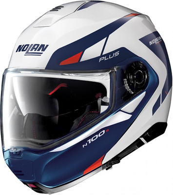 #ad Nolan N100 5 P Milestone 57 Metal White Modular Helmet New Fast Shipping $256.17