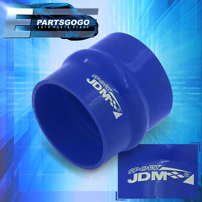 #ad 4quot; 102MM Straight Bellowed Hump 3PLY Silicone Coupler Turbo Piping Intake Blue $11.99