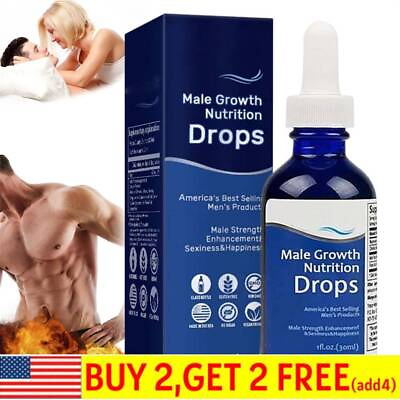 #ad REVITAHEPA Male Growth Nutrition Drops Blue Direction Benefit Drops for Men $9.49