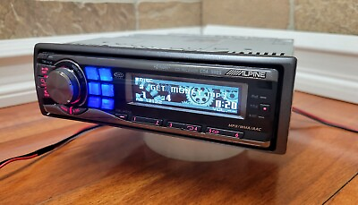 #ad RARE ALPINE CDA 9885 audiophile CD MP3 PLAYER with BLUETOOTH ADAPTER old school $249.95