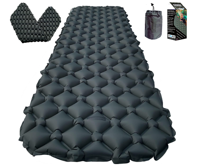Lightweight 75D Reinforced Insulated Inflatable Sleeping Pad $19.99