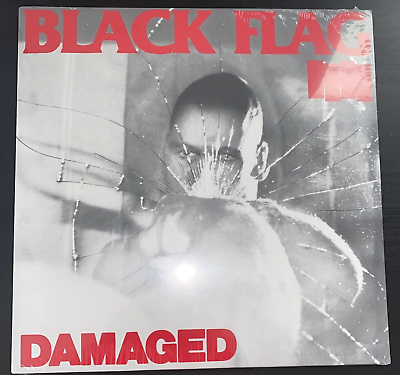 #ad BLACK FLAG DAMAGED VINYL LP SST 007 SEALED MINT $29.98