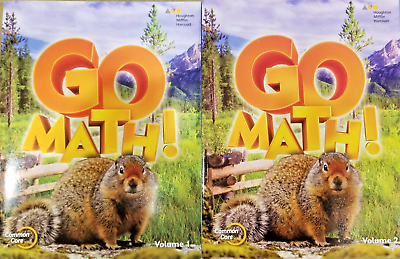 #ad Go Math Grade 4 Student Edition Textbook Set Volume 1 amp; 2 2016 New $19.34