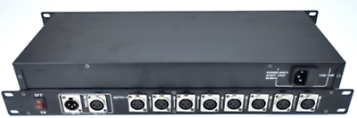 #ad 8 way DMX 512 signal amplifier Splitter dmx distributor for stage lighting $104.00