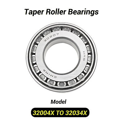 #ad Tapered Roller Bearing Superior Metric Single Row 32004 To 32034 ID 20mm 170mm $4.69