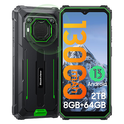 #ad Rugged Smartphone Blackview BV6200 Android 13 13000mAh 8GB64GB 1TB Expand Phone $120.99