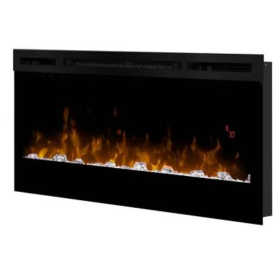 #ad Dimplex Electric Linear Fireplace 34.25quot; 1220W Acrylic Ember Bed Plug In Black $929.58