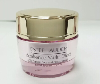 #ad Estee Lauder Resilience Multi Effect Tri Peptide Face and Neck Creme 15ml 0.5 oz $14.99