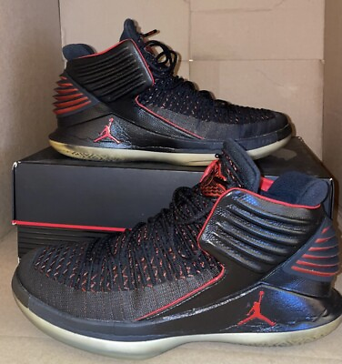 #ad #ad Nike Jordan 32 Bred Banned MJ Day Basketball Shoes AA1253 001 Mens 10 PRE OWN $125.00