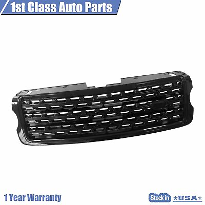 #ad #ad Front Black Grille Grill For 2013 2017 Land Rover Range Rover Gloss LR052715 $86.99