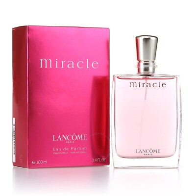 #ad MIRACLE by LANCOME 3.4 oz 100mL L#x27;EAU DE PARFUM Spray Brand New Sealed $34.99