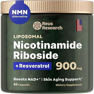 #ad Reus Research Liposomal Nicotinamide Riboside Resveratrol Quercetin by Reus $39.99