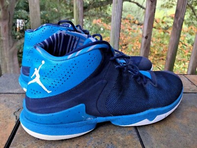 #ad Nike Jordan Super.Fly 4 PO Tdl Blue White Cllg Navy Infrared 2 Shoes Mens Sz 13 $125.00