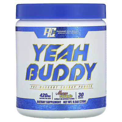 #ad Signature Series Yeah Buddy Pre Workout Energy Powder Mango Pineapple 9.5 oz $23.61