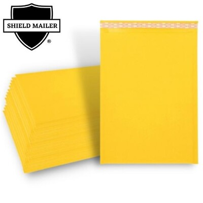 #ad 500 Kraft Bubble Mailers Padded Envelope Shipping Bags Self Seal 4quot; x 8quot; 000 $52.70