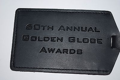 #ad GOLDEN GLOBE AWARDS 60th Annual In Style Magazine Luggage Tag Never Used $49.99