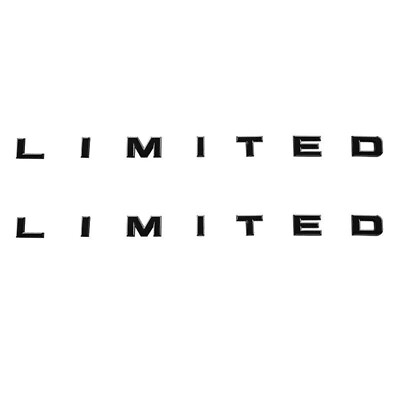 #ad Matte Black LIMITED Emblems BedSides Hood 3D Nameplate Badges $34.99