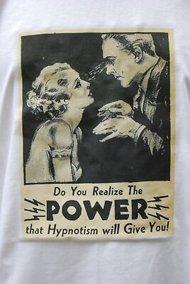 #ad Retro Graphic T Shirt Power of Hypnosis $12.00