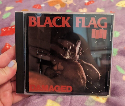#ad BLACK FLAG DAMAGED CD reissue Henry Rollins Punk Classic $17.99
