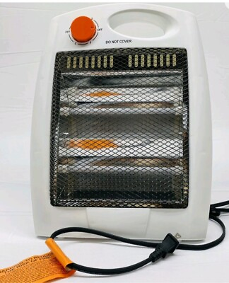 #ad Infrared Space Heater Portable Radiant Quartz Heater Box slightly Damaged $42.95