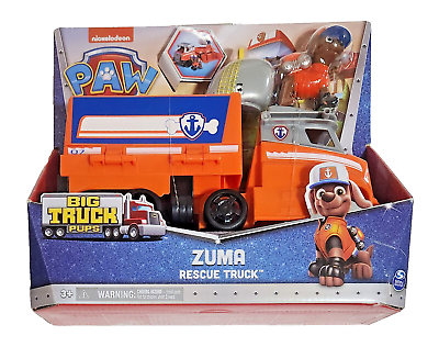 #ad Paw Patrol Big Truck Pups Zuma Rescue Truck Vehicle amp; Action Figure amp; Whale New C $30.97