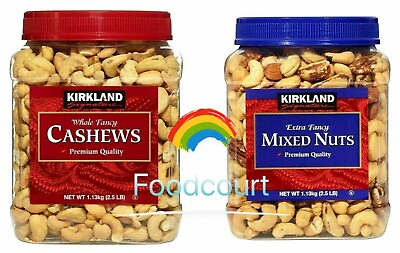 #ad 2 Packs Kirkland Whole Fancy Cashews amp; Extra Fancy Mixed Nuts 40 OZ 2.5 LB Pack $49.70
