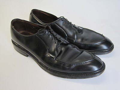 #ad Allen Edmonds Brentwood Black Leather Split Moc Toe Men#x27;s Dress Shoes 9.5AA $59.99