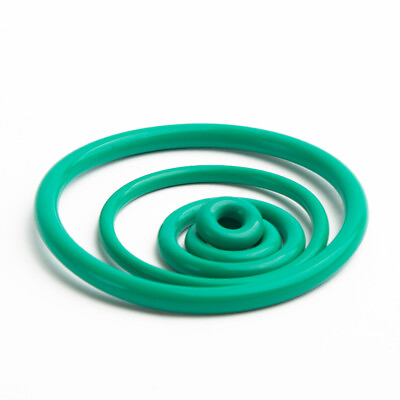 #ad Wire Dia 6 8.6mm Fluorine Rubber O Ring Gaskets FKM Oil Seals Washer Green Brown AU $18.45