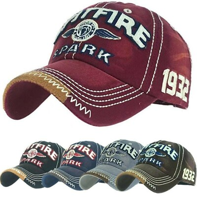 #ad 1pc Washed Cotton Baseball Caps Casquette Gorras Snapback Hats Men Fashion Headw $17.48