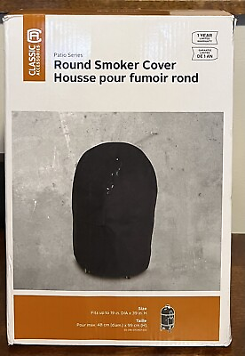 #ad Classic Accessories Patio Series Round Smoker Cover 19w x 39h in $13.99