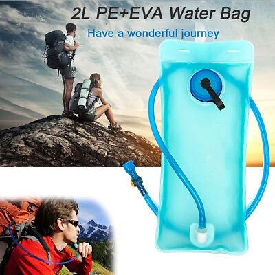 #ad 2L Hydration Packs Water Storage Bladder Bag Cycling Camping Hiking Backpack $9.86