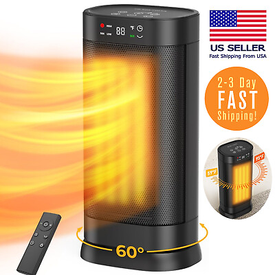 #ad #ad Electric 1500W Space Heater With Thermostat And Remote For Indoor Use Large Room $43.34