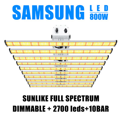 #ad 800W Spider Samsung LED Grow Lights 10Bar Indoor Commercial Medical Lamp Flower $379.19