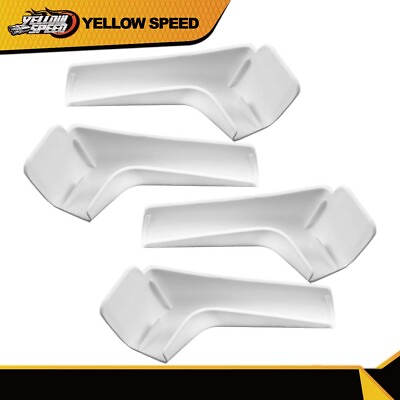#ad New White RV Rain Gutter Spout Long Version Left And Right 4PCS $6.30