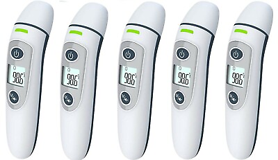 #ad 5 Ear Forehead Thermometer Digital Infrared Temporal Thermometer w Fever Alarm $50.00