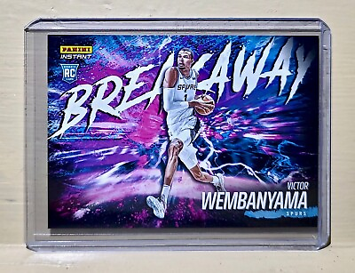 #ad Victor Wembanyama 2023 24 Panini NBA Breakaway #1 Rookie Card 1 of 4085 $49.75