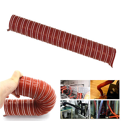 #ad 102mm 4quot; Silicone Air Ducting Flexible Brake Cold Intake Pipe Hose 13FT 4 Metre $148.99