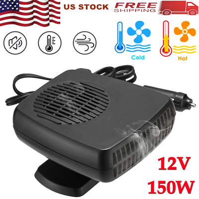 #ad 150W Electric Heater Cooler Fan Air Heating Defroster Demister for Car Truck 12V $12.00