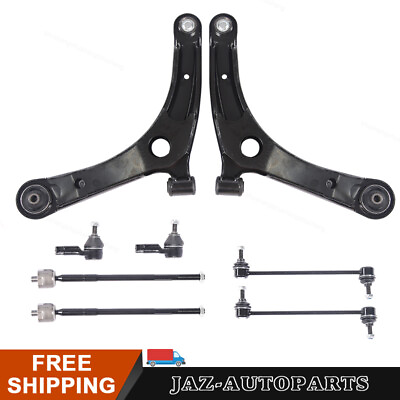 #ad 8pcs Front Control Arm Ball Joint Suspension Kit for 2008 2017 Mitsubishi Lancer $78.46