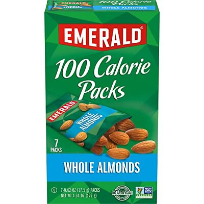#ad Emerald Nuts Natural Almonds 100 Calorie Packs 7 Ct 4.34 Oz $10.37