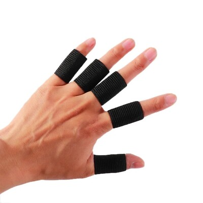 #ad #ad 10pcs Finger Compression Sleeves Protector Support Pain Management Elastic Fiber $5.75