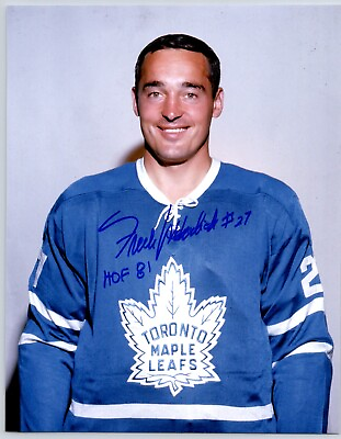 #ad Frank Mahovlich Authentic Autographed Signed Toronto Maple Leafs HOF 8x10 Photo C $74.00
