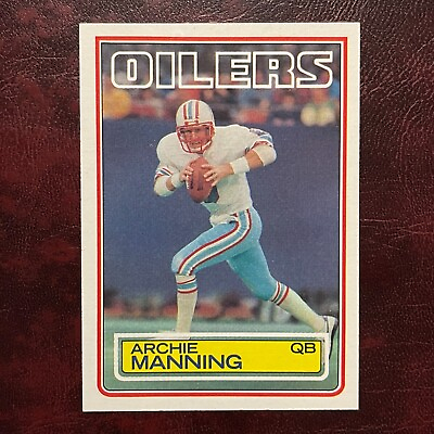 #ad 1983 Topps Set ARCHIE MANNING #278 HOUSTON OILERS NM MINT *HIGH GRADE* $2.49